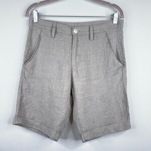 VKTRBLAK Linen Shorts Beige Natural Neutral Los Angeles Size 30